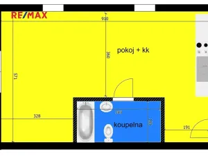 Pronájem bytu 1+kk, Poděbrady, Za Mlékárnou, 53 m2