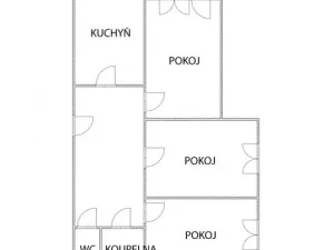 Pronájem bytu 3+1, Ostrava - Poruba, 1. československého armádního sboru, 79 m2