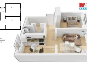 Prodej bytu 2+1, Slavičín, Ševcovská, 59 m2