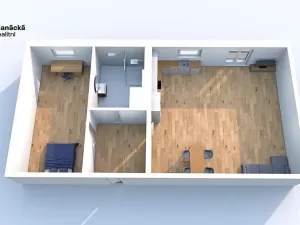 Pronájem bytu 2+kk, Olomouc, Hálkova, 61 m2