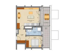 Prodej bytu 2+kk, Kralupy nad Vltavou, Nádražní, 52 m2