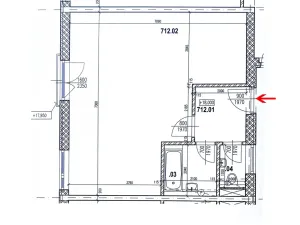 Pronájem bytu 1+kk, Praha - Kamýk, Novodvorská, 49 m2