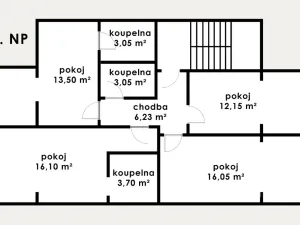 Prodej rodinného domu, Most, 312 m2