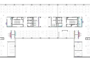 Pronájem kanceláře, Praha - Karlín, Rohanské nábřeží, 1543 m2
