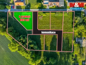 Prodej pozemku pro bydlení, Hrobice, 899 m2