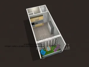 Pronájem bytu 1+kk, České Budějovice, 23 m2