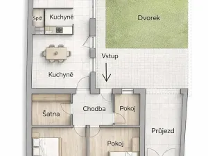 Prodej rodinného domu, Kyjov, třída Palackého, 136 m2