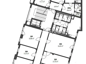 Pronájem kanceláře, Brno, 61 m2