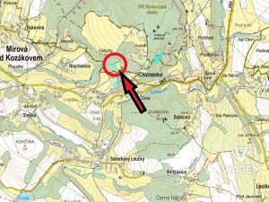 Prodej podílu lesa, Mírová pod Kozákovem, 844 m2