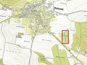Prodej podílu lesa, Koloveč, 427 m2