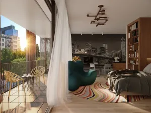 Prodej bytu 2+kk, Praha - Holešovice, Jankovcova, 57 m2