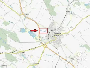 Prodej podílu komerčního pozemku, Moravské Budějovice, 3586 m2