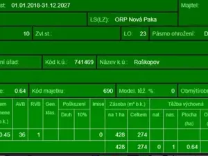 Prodej podílu lesa, Stará Paka, 4610 m2