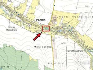 Prodej podílu pozemku, Pomezí, 942 m2