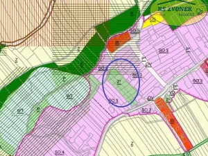 Pronájem zahrady, Zdounky, 412 m2