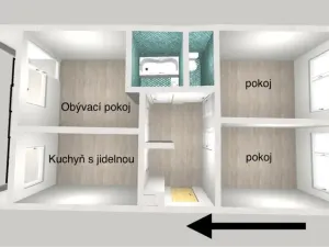 Pronájem bytu 3+1, Praha - Troja, Pomořanská, 73 m2