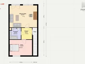 Prodej bytu 2+kk, Slavkov u Brna, Bučovická, 52 m2