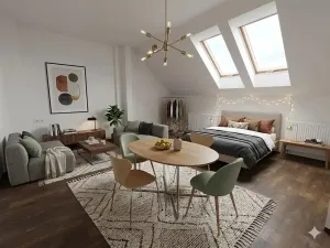 Pronájem bytu 1+1, Lanškroun, Palackého, 41 m2