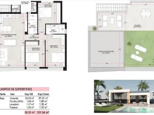 Prodej vily, Alhama de Murcia, Španělsko, 101 m2