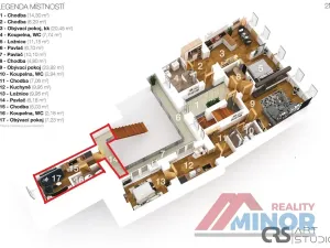 Pronájem bytu 1+kk, Slaný, Soukenická, 20 m2