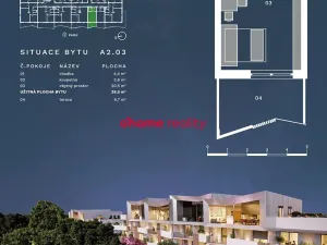 Prodej bytu 1+kk, Olomouc, Okružní, 29 m2