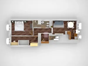 Pronájem bytu 3+kk, Praha - Nové Město, Koubkova, 61 m2