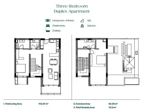 Prodej atypického bytu, Palasë, Albánie, 144 m2