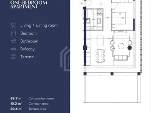 Prodej bytu 1+kk, Vlora, Albánie, 99 m2