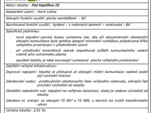 Prodej pozemku pro bydlení, Libina, 1180 m2