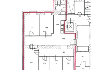 Pronájem kanceláře, Praha - Vinohrady, Uruguayská, 103 m2