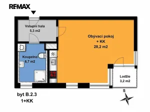Pronájem bytu 1+kk, Velký Osek, U hřiště, 43 m2