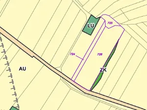 Dražba louky, Lipová, 12642 m2