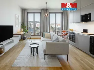 Pronájem bytu 1+kk, Praha - Smíchov, Toyen, 38 m2