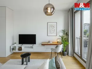 Pronájem bytu 1+kk, Praha - Smíchov, Toyen, 38 m2