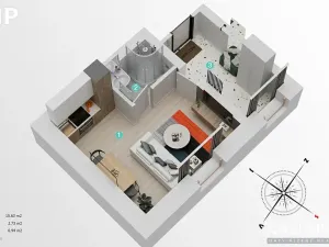 Prodej bytu 1+kk, Svoboda nad Úpou, Nový svět, 25 m2