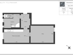 Prodej bytu 1+1, Ústí nad Labem, Sadová, 52 m2
