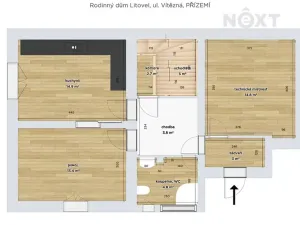 Prodej rodinného domu, Litovel, Vítězná, 125 m2