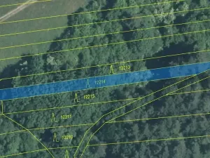 Dražba lesa, Strání, 597 m2