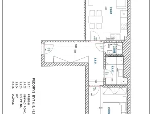 Pronájem bytu 2+kk, Ostrava, 30. dubna, 50 m2