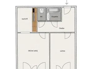 Prodej bytu 2+kk, Havířov, Zvonková, 51 m2