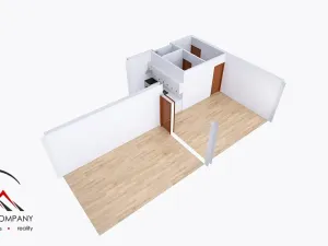 Pronájem bytu 2+kk, Ostrava, Křišťanova, 54 m2