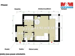 Prodej chaty, Psáry, 51 m2