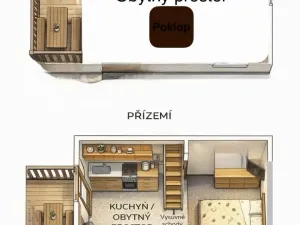 Prodej chaty, Chbany - Vikletice, 30 m2