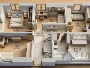 Prodej rodinného domu, Jablonec nad Nisou, Brigádnická, 203 m2