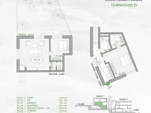 Prodej bytu 3+kk, Praha - Hlubočepy, Pražského, 93 m2
