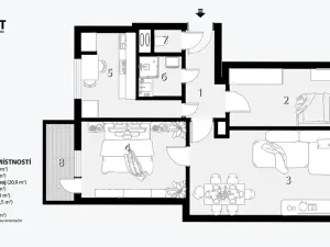 Pronájem bytu 3+1, Kopřivnice, Dukelská, 67 m2
