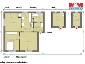Prodej bytu 3+1, Mariánské Lázně - Úšovice, Ke Kasárnům, 63 m2