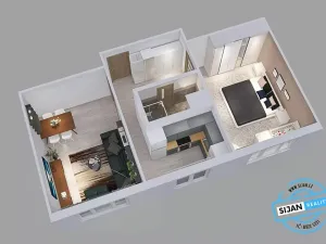 Prodej bytu 2+1, Ostrava, Jiskřiček, 55 m2