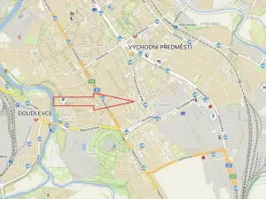Pronájem bytu 1+1, Plzeň - Východní Předměstí, Francouzská třída, 40 m2