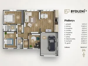 Prodej rodinného domu, Košťany, K zámku, 146 m2